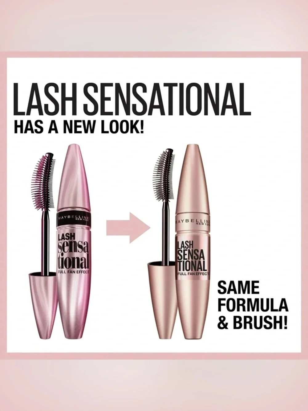 MAYBELLINE Lash Sensational Mascara - 255 Brownish Black, NEW